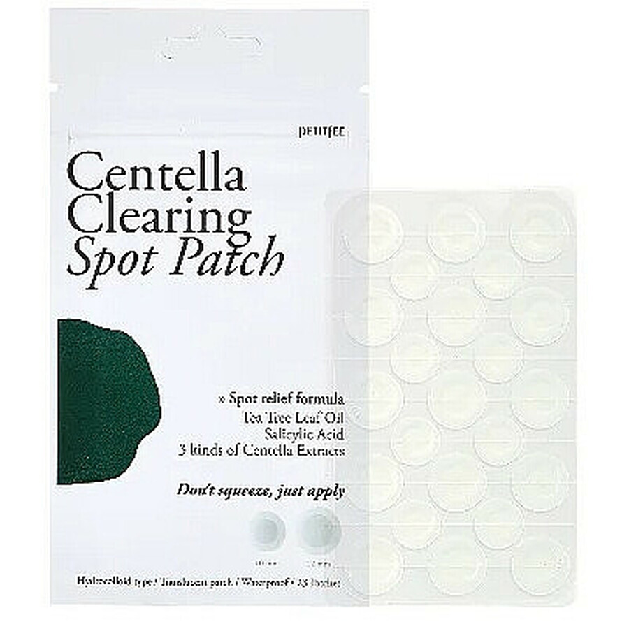 Centella Clearing Spot patchs hydrocolloïdaux, 23 pièces, Petitfee