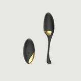 Secret Orgasm Silicone Bullet Vibrator met afstandsbediening - Zwart