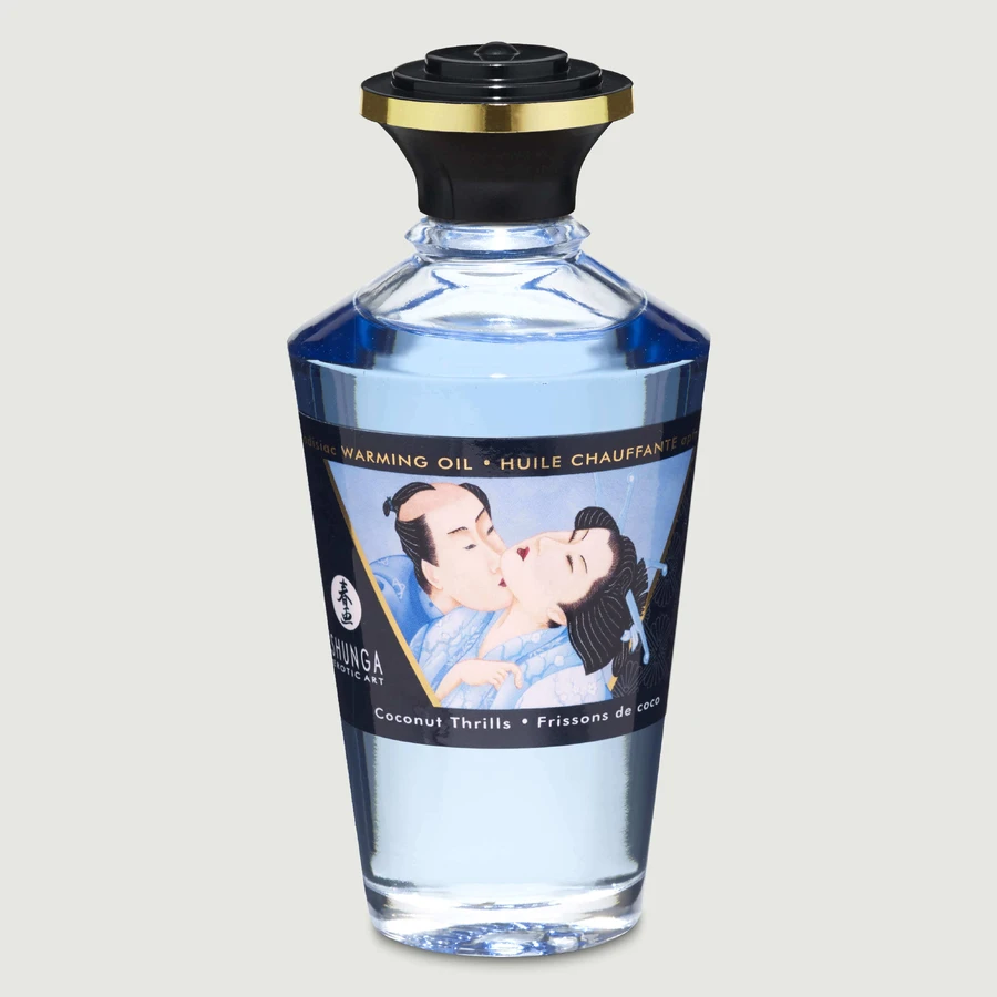 Shunga Afrodisiacum & Kussende Verwarmende Olie Kokosnoot Sensaties - 100 ml