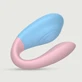 Silikonowy, zdalnie sterowany wibrator dla par Couple Pleaser - wielokolorowy