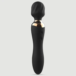 Vibro-Wall Estimulador y Vibrador de Pared de Silicona 2 en 1 - Negro