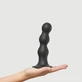 Plug Balls Large Silicone Premium Dildo z przyssawką - czarny