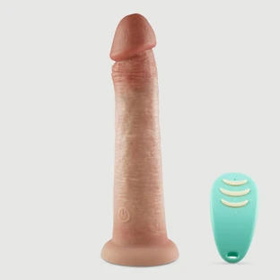 Federico 22 cm Vibrador Realístico de Silicona con Control Remoto y App - Carne