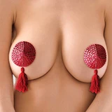 Ronde tepelkwastjes - Rood