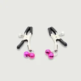 Tepelklemmen met belletjes - Roze