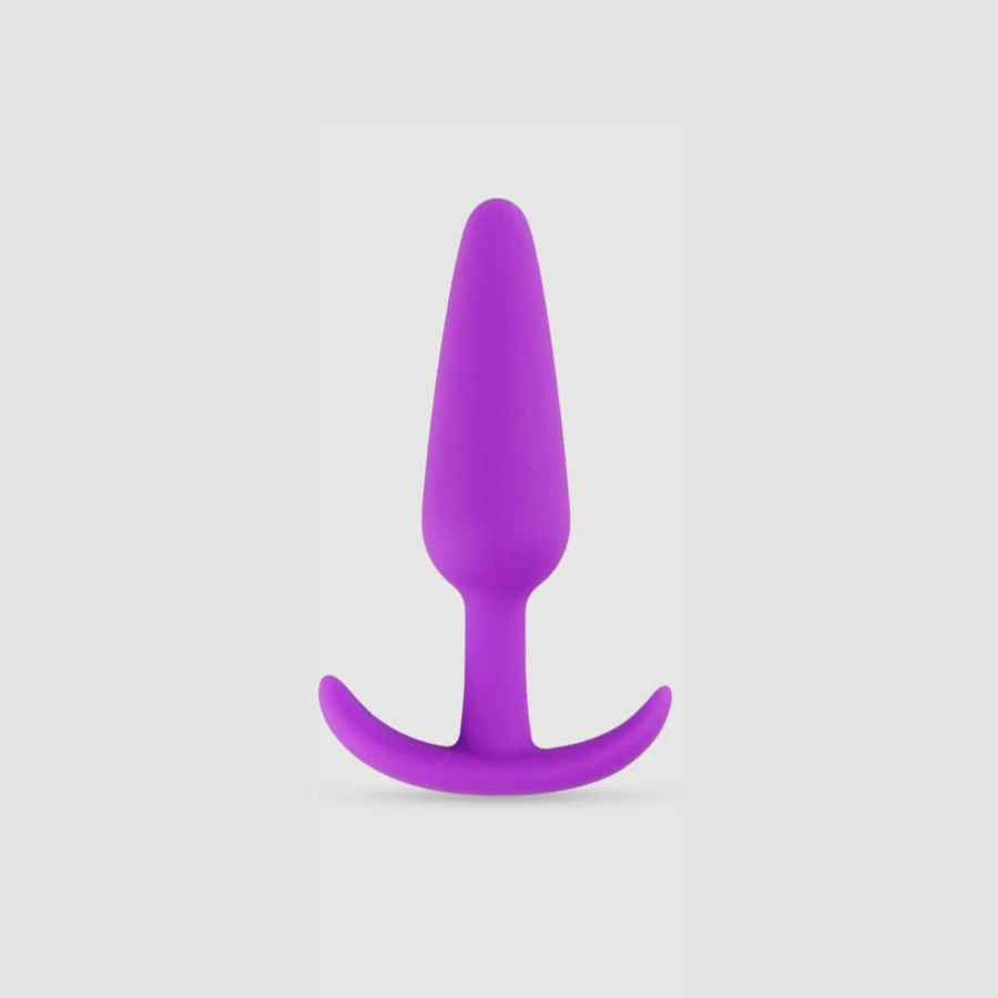 Anaal Beginner's Grote Siliconen Butt Plug - Paars