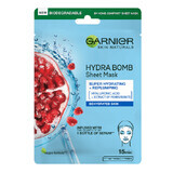 Hydra Bomb Skin Naturals Granaatappel Serum Masker, 28 g, Garnier