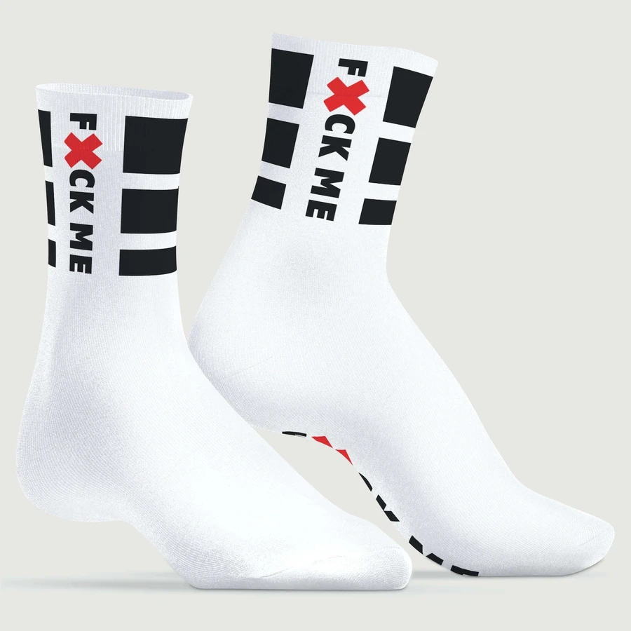 Calzini FUCK ME - Bianco - 39-45