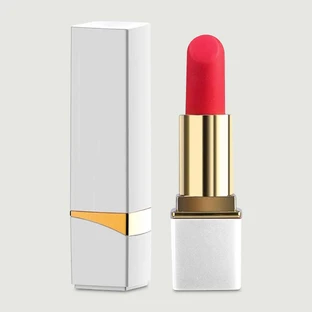 Mini-Vibrations-Lippenstift Diskreter Vibrator - Weiß
