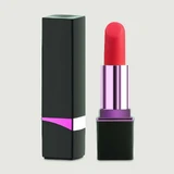 Mini Vibrating Lipstick Discreet Vibrator - Black