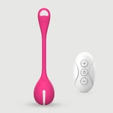 Yvon 10 Functie Siliconen Oplaadbare Op Afstand Bediende Bullet Vibrator - Roze