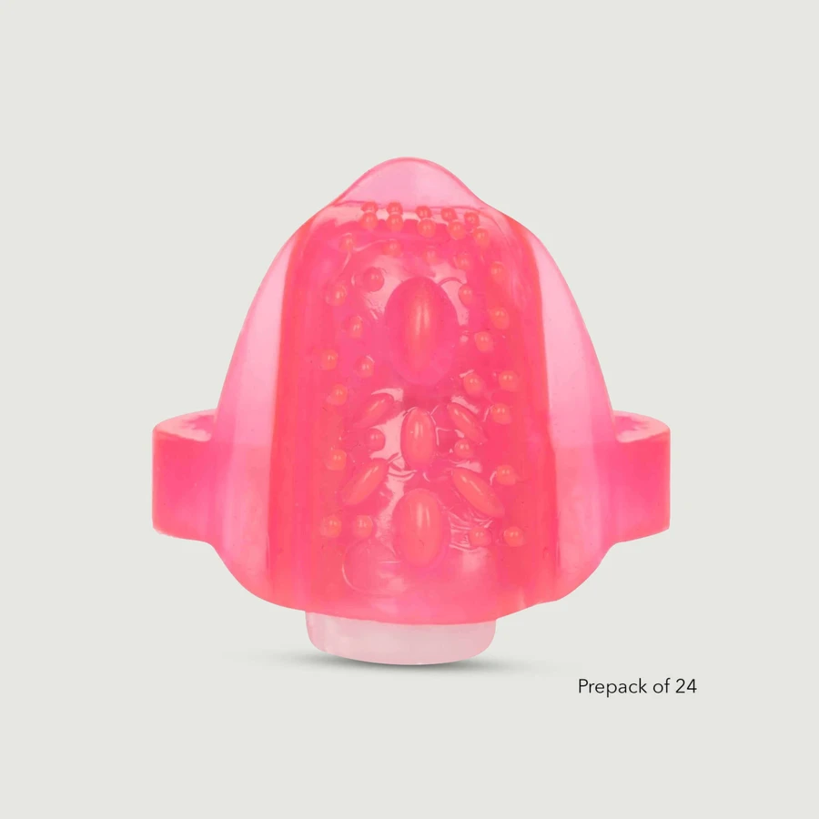 Vibrerende Tong Teaser Ring - Roze