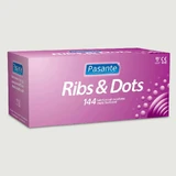 Pasante Ribs & Dots condoms - 144pcs