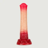 Trempix Elefant Silikonschwanz mit Saugnapf 22 x 5,5 cm - Rot