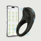Dolphin App Basierend Silikon Cock Ring - Schwarz