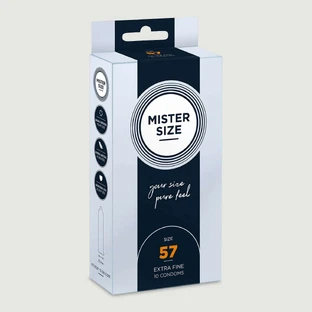 Mister Size Pure Feel Kondome 57 mm - 10 Stück