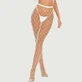 Collant en résille Fashion Sparkle - Blanc - Taille unique