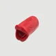 De Tight Grip Silicone Geribbelde Mannelijke Vibrerende Masturbator - Rood