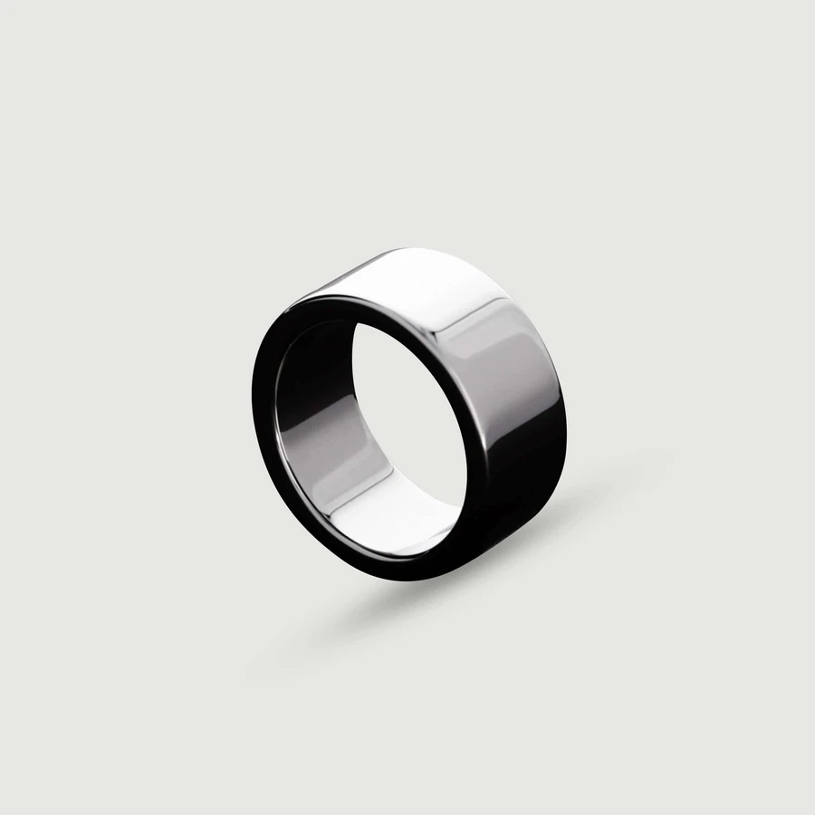 Heavy Gauge Metall Cock Ring 20x45mm - Silber