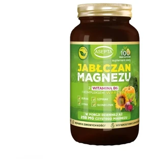 Asepta Magnesium Malat mit Pflanzenkomplex 100 Kapseln