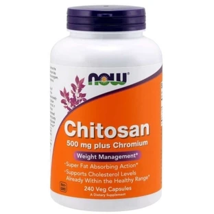 NOW FOODS Chitosano + Cromo 240 capsule.