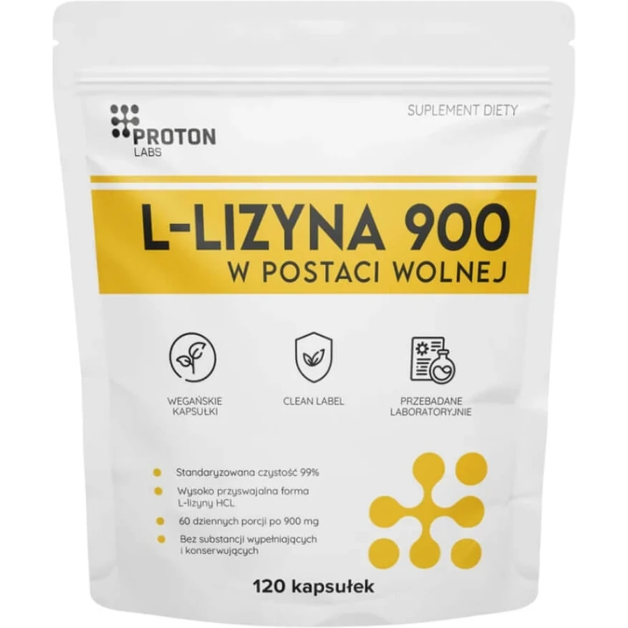 Proton Labs Lisina HCL 120 capsule