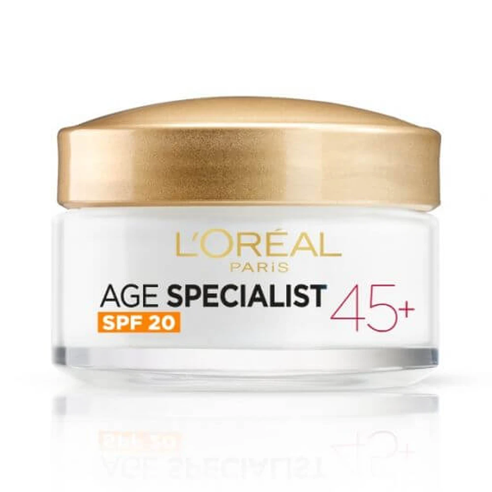 Anti-rimpel dagcrème met liftend effect en SPF 20 Age Specialist 45+, 50 ml, Loreal