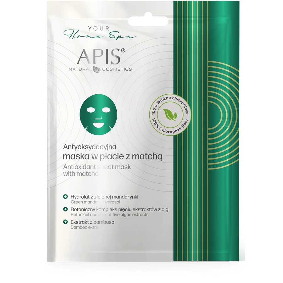 Apis Natural Cosmetics Maschera in fogli antiossidante con ...