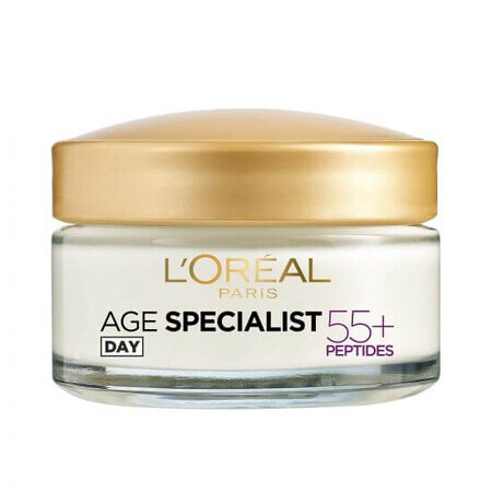 Crema da giorno antirughe con effetto rigenerante Age Specialist 55+, 50 ml, Loreal