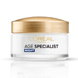 Crema notte antirughe con effetto riparatore Age Specialist 55+, 50 ml, Loreal