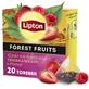 Herbata czarna ekspresowa Lipton z truskawkami z Francji 20 ...