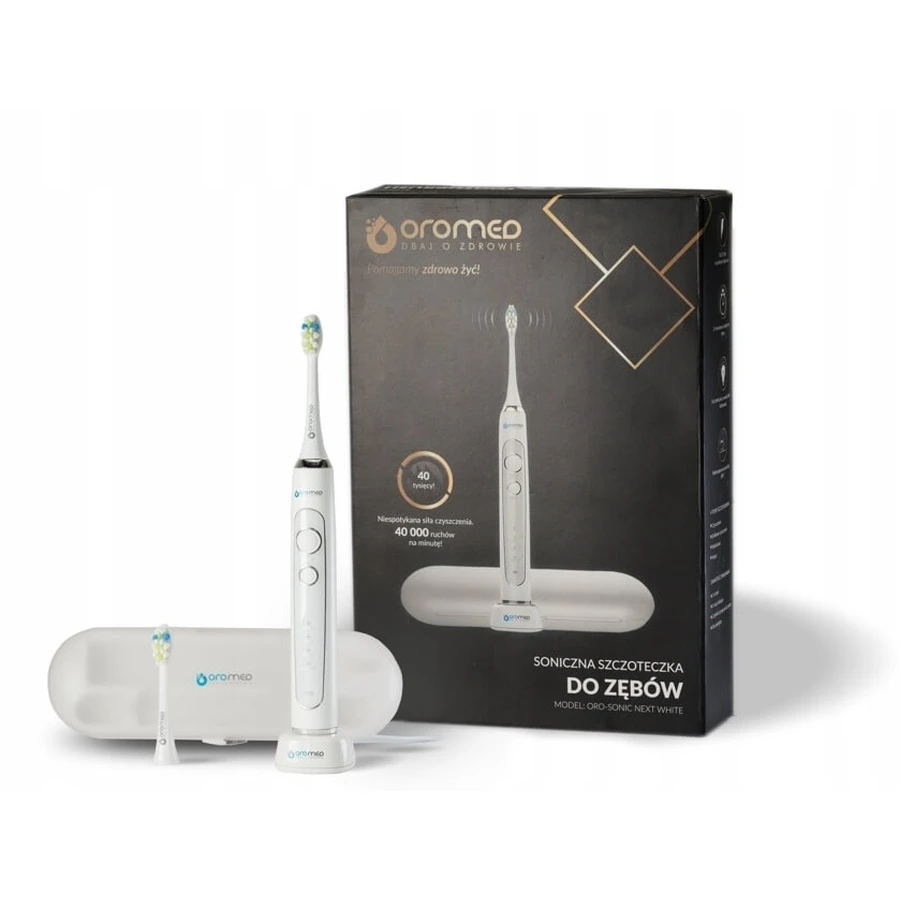 Oromed Oro-Sonic Nex sonische tandenborstel wit 1 ...