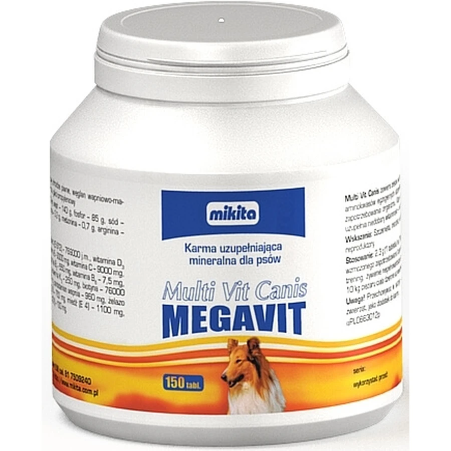 MIKITA MULTI VIT CANIS MEGAVIT 150 COMPRIMATE