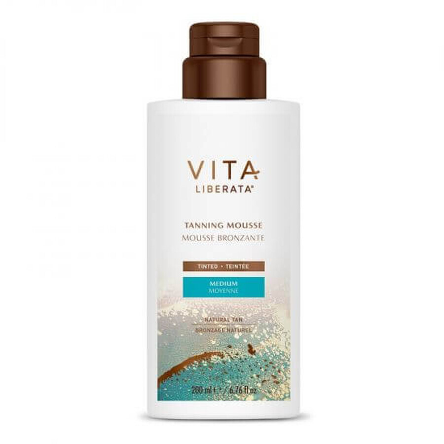 Getöntes Bräunungsmousse, mittlerer Farbton, 200 ml, Vita Liberata