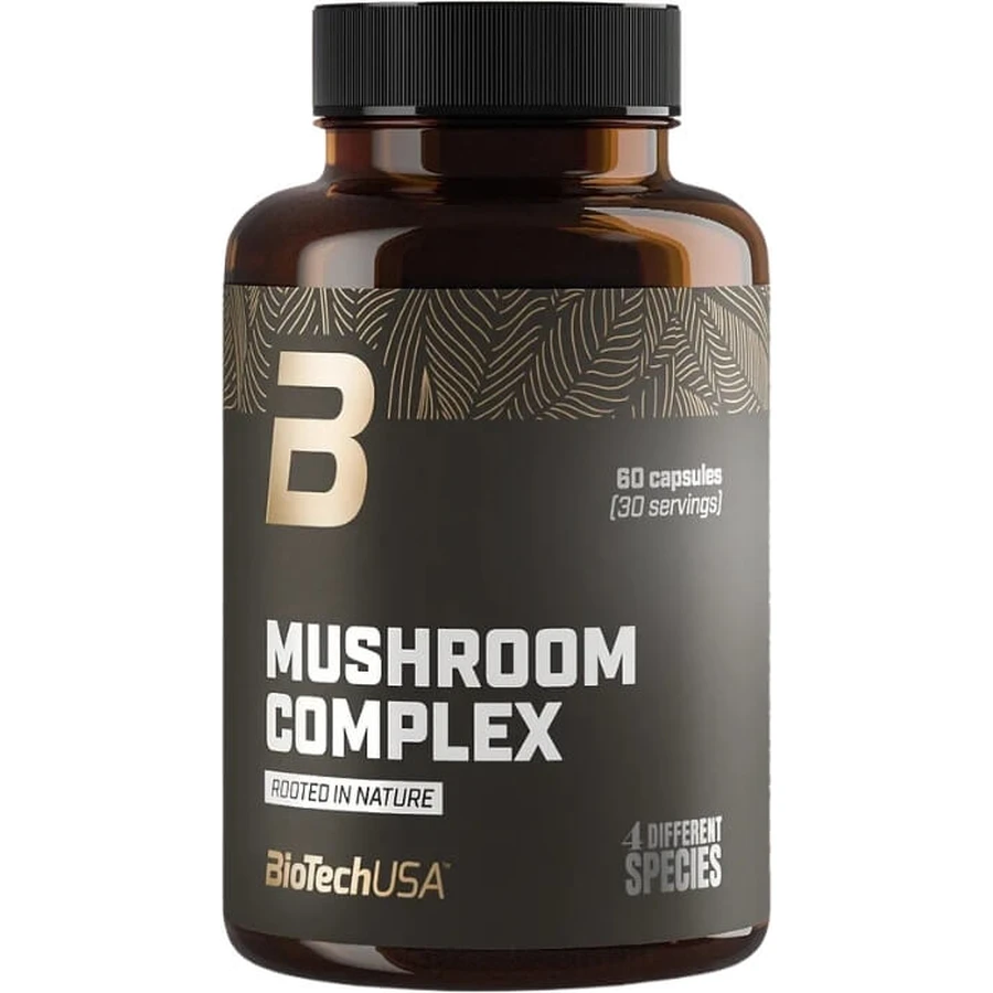 BioTech USA Paddenstoelen Complex 60 capsules.