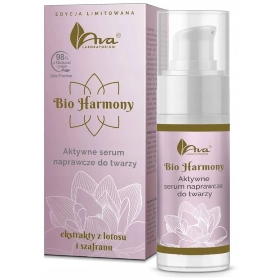 AVA BIO HARMONY Aktywne Serum naprawcze do twarzy 30 ml: ceny i cechy