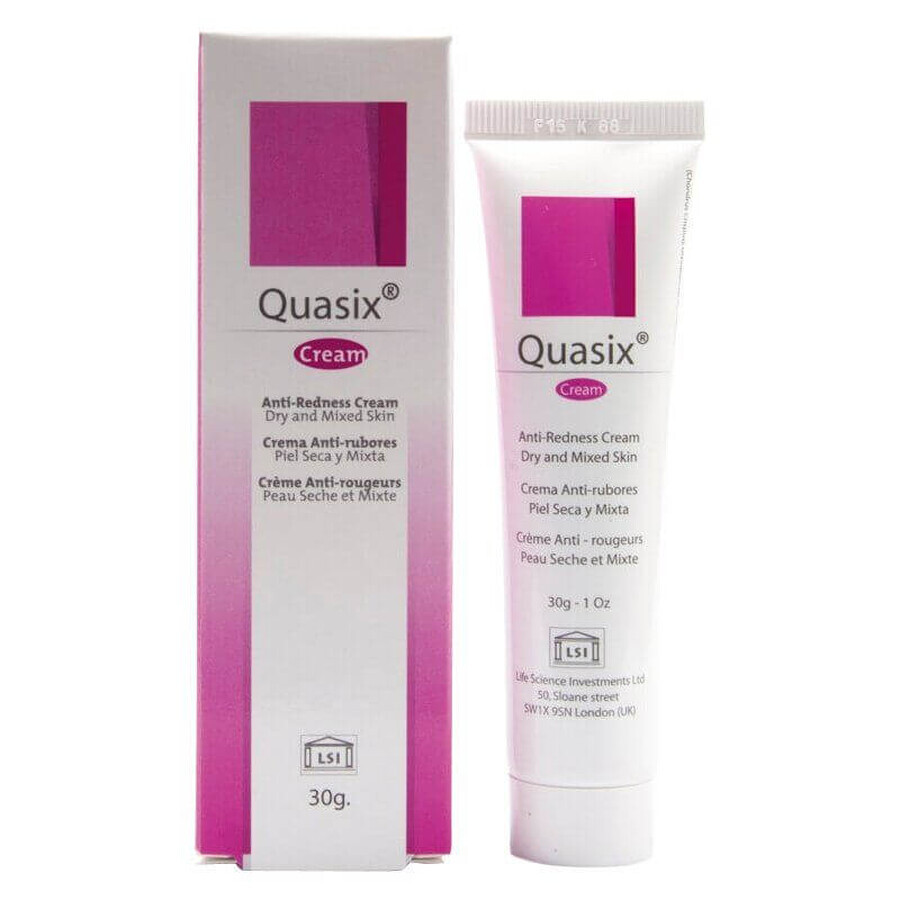 Quasix Crème Anti-Rose, 30 g, Life Science