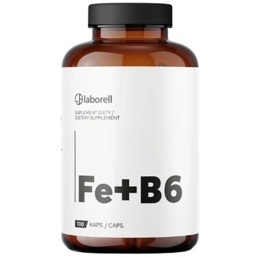Laborell Fe+B6 ijzer 100 capsules