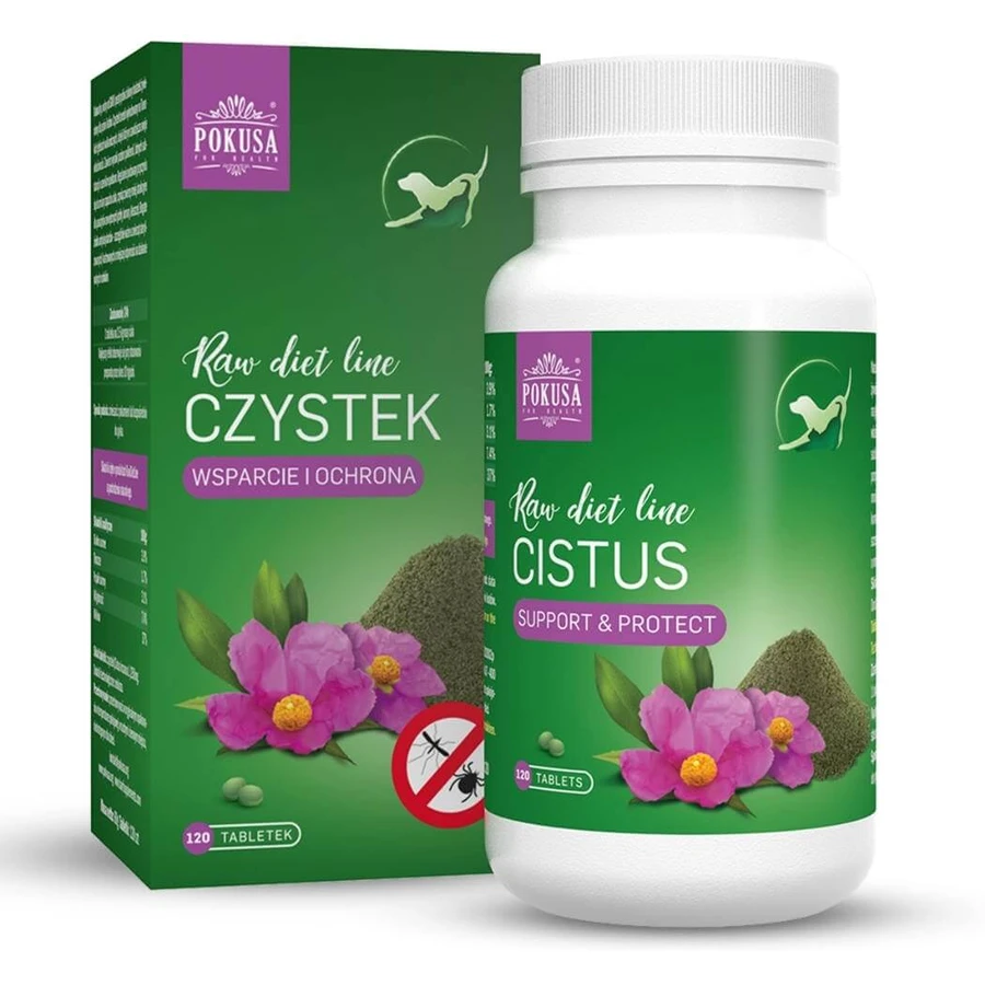 Tentación RawDietLine Cistus Cleanse 120 comprimidos.