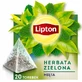 Lipton Green Intense Mint groene thee 20 builtjes