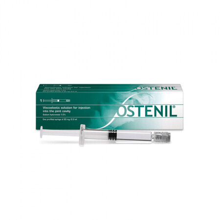Ostenil, 20mg/2ml hyaluronzuur injecteerbare oplossing voor infiltratie, 1 voorgevulde spuit, TRB Chemedica