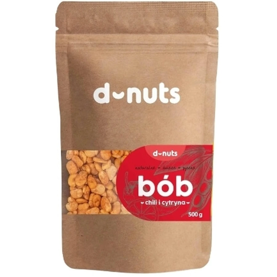 D-nuts Alubias aromatizadas con chile y limón 500 g (Fecha de caducidad ...