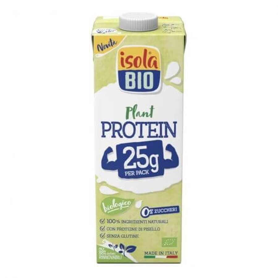 Boisson végétale écologique aux protéines de pois, 1L, Isola Bio