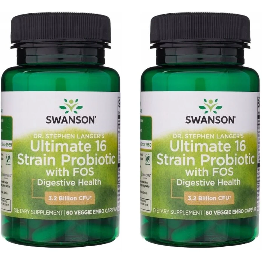 SWANSON Ultimate 16 Stämme Probiotikum 60 Kapseln Multipack x ...