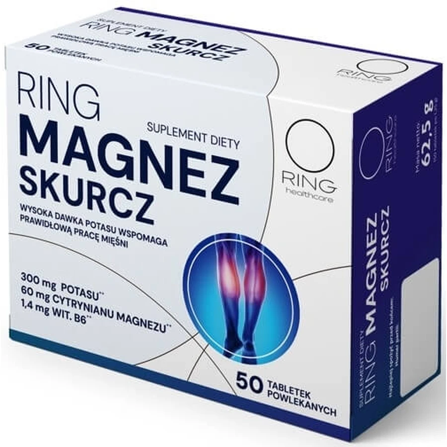 Ring Magnesium Krimp 50 tabletten