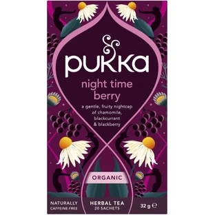 PUUKA Organic Night Time Berry Herbal Tea 20 pliculețe