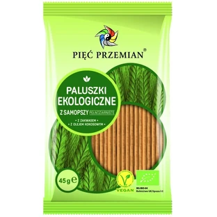 Five Transformations Whole Grain Samopsha Sticks BIO 45 g