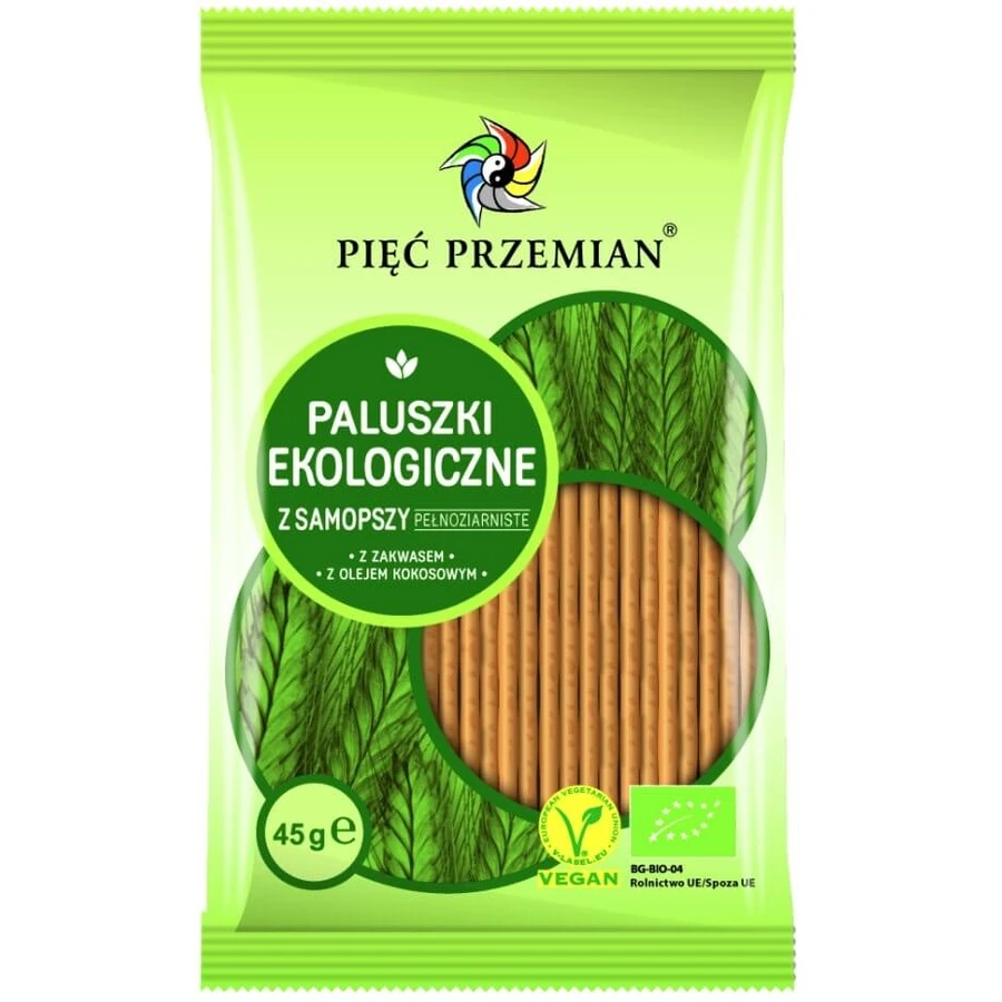 Five Transformations Whole Grain Samopsha Sticks BIO 45 g