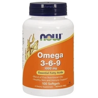 NOW FOODS Omega 3-6-9 100 kapsułek