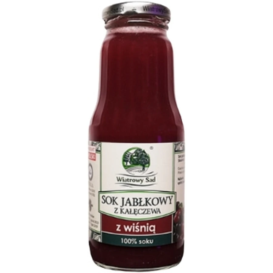 Wiatrowy Sad Sok jabłkowy z Kałęczewa z wiśnią 300 ml: ceny i cechy